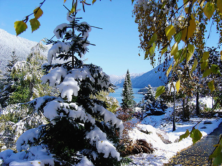 Weissensee Winteransicht